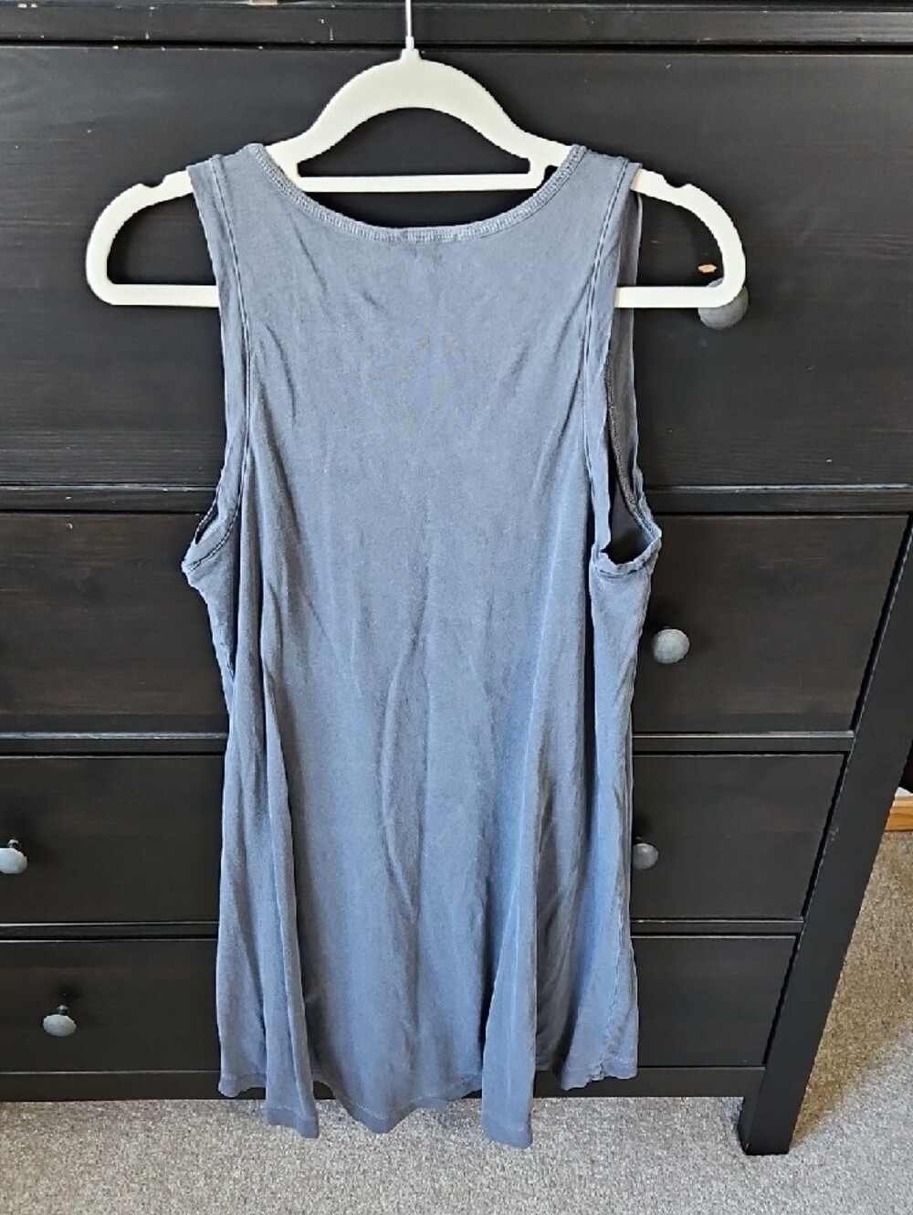 Splendid Slate Blue Sleeveless Midi Dress - Picture 5 of 5